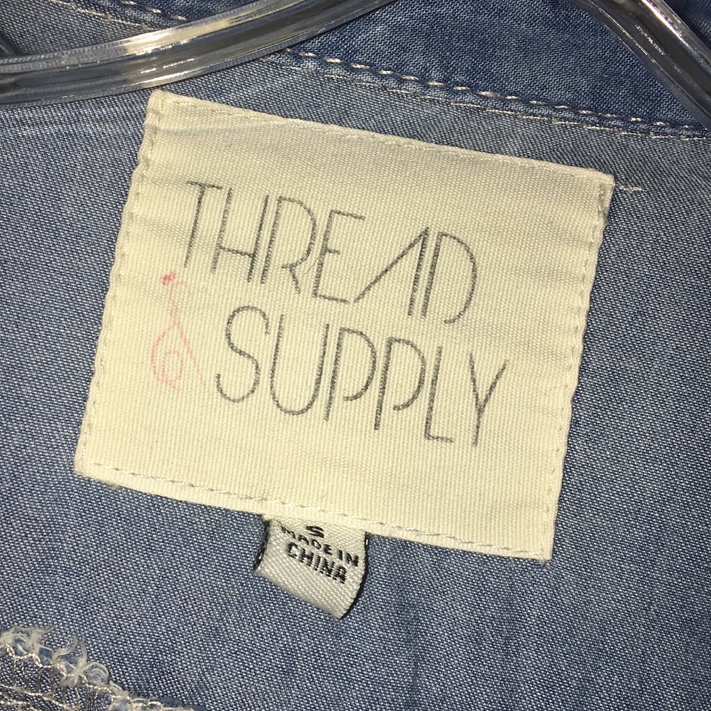 Jean button down shirt - Picture 3 of 4